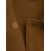 Women Pocket Solid Color Button Lapel Long Sleeve Casual Jackets